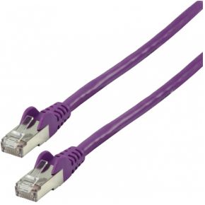 Image of CAT6 F/UTP Netwerkkabel RJ45 (8/8) Male - RJ45 (8/8) Male 0.50 M Paars