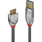 Lindy-36657-1m-USB-A-Micro-USB-B-Mannelijk-Mannelijk-Grijs-USB-kabel