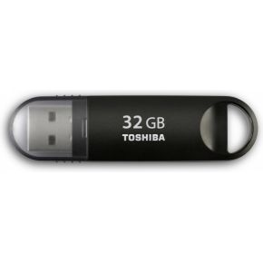 Image of Toshiba - USB Flash Drive 32GB 3.0 Black (TransMemory-MX 32GB)