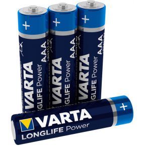 Image of 4 x AAA Varta alkaline batterijen - High Energy - 4903