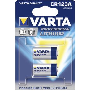 Image of 2 x Varta Professional Photo Lithium batterij - CR123A