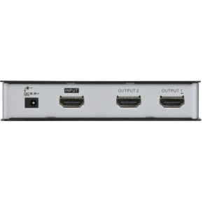 Image of 2 poorten HDMI-splitter ATEN VS182-AT-G 3840 x 2160 pix Zwart