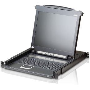 Image of Aten Gentegreerde KVM-console met 17inch LCD scherm -