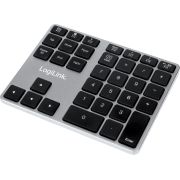 LogiLink-ID0187-numeriek-toetsenbord-Universeel-Bluetooth-Aluminium-Zwart
