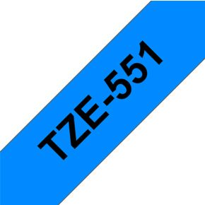 Image of Brother Tze-551 - 24 Mm Black/Blue