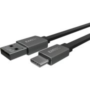 Emtec-T700C-USB-kabel-1-2-m-USB-A-USB-C-Zwart