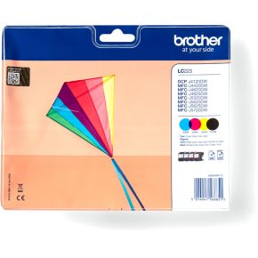 Image of Brother Inkt LC-223 Origineel Combipack Zwart, Cyaan, Magenta, Geel LC223VALBPDR