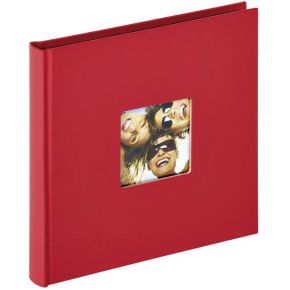 Image of Walther Fun rood 18x18 30 zwarte pagina's boek FA199R