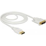 DeLOCK 83814 video kabel adapter 2 m DisplayPort DVI Wit