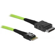 DeLOCK 85755 Serial Attached SCSI (SAS)-kabel 1 m Zwart