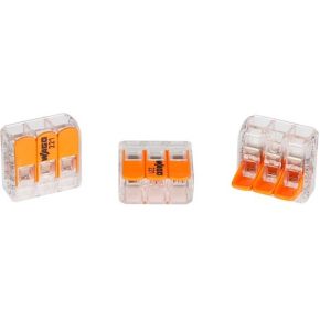 Image of Compacte Verbindingsklem 3 X 0.2 - 4 mm Voor Alle Kabelsoorten - (50 st.)