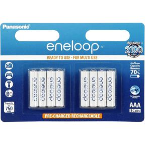 Image of 1x8 Panasonic Eneloop Micro AAA 750 mAh