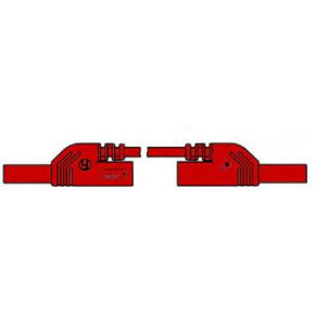 Image of CONTACT PROTECTED INJECTION-MOULDED MEASURING LEAD 4mm 25cm / RED (MLB