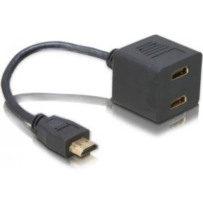 Image of DeLOCK Adapter HDMI male to 2x HDMI female