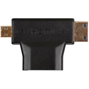 Image of HDMI TYPE A VROUWELIJK NAAR MINI HDMI TYPE C MANNELIJK EN MICRO HDMI T