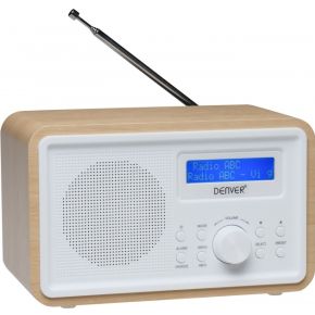 Image of DAB-35 - DAB+/FM radio with wooden cabinet - Denver Electronics