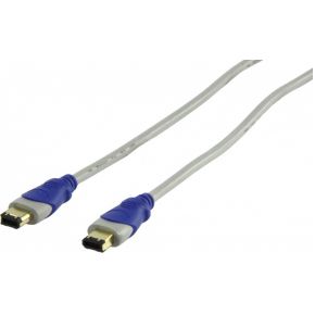 Image of FireWire 400 Kabel FireWire 6-Pins Male - FireWire 6-Pins Male 1.80 M Grijs