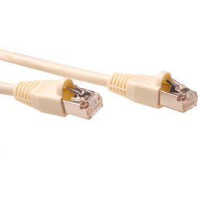 Image of Intronics CAT5E S-FTP patchkabel ivoor met ivoor tules