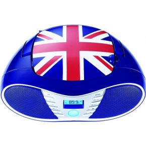 Image of Bigben Interactive Sterke radio / CD speler met USB - Britse vlag