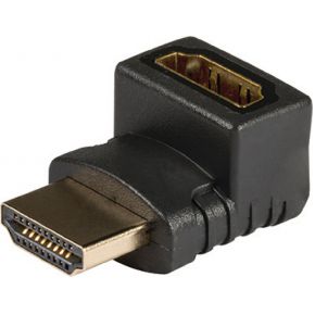 Image of HDMI 270 haaks adapter HDMI connector - HDMI ingang 1 stuk grijs - Kö