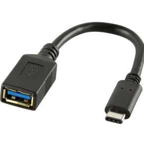 Image of LogiLink USB 3.0 Adapter [1x USB-C stekker - 1x USB 3.0 bus A] Zwart