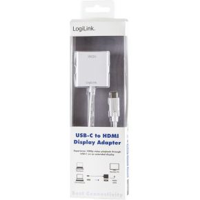 Image of LogiLink USB-C/HDMI USB-C HDMI Wit