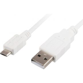 Image of Sharkoon 1.5m, Micro-USB2.0-B/USB2.0-A 1.5m USB A Micro-USB B Wit