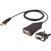 ATEN USB 2.0-Adapter USB A Male - SUB-D 9-Pins Male Zwart