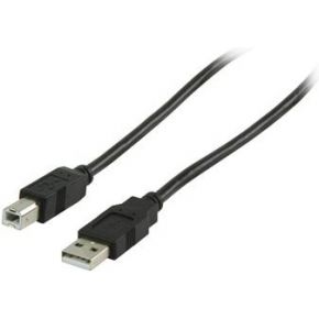 Image of USB 2.0 USB A male - USB B male kabel 2,00 m zwart - Valueline