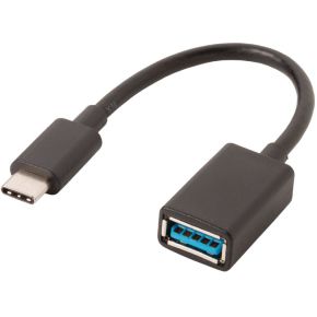 Image of USB 3.0 adapterkabel C male - A female 0.20 m zwart - Valueline