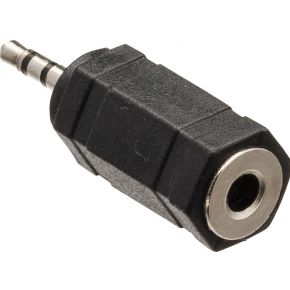 Image of Audio-adapter 2,5 mm male - 3,5 mm female zwart - Valueline