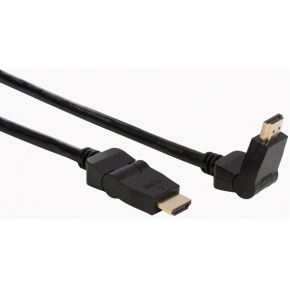 Image of HIGH-SPEED KABEL HDMI? MET ETHERNET +/- 90? HDMI PLUG NAAR +/-90? HDMI