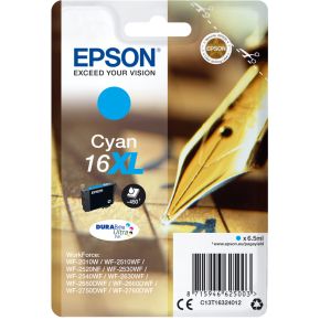 Image of Epson C13T16324022 6.5ml 450pagina's Cyaan inktcartridge