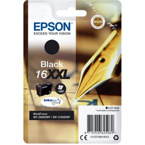 Image of Epson C13T16814012 21.6ml 1000pagina's Zwart inktcartridge