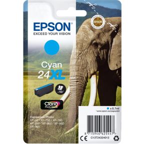 Image of Epson C13T24324012 8.7ml 740pagina's Cyaan inktcartridge