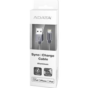 Image of ADATA 1m, USB 2.0-A/Lightning 1m USB A Lightning Titanium