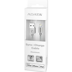 Image of ADATA 1m, USB 2.0-A/Lightning 1m USB A Lightning Zilver