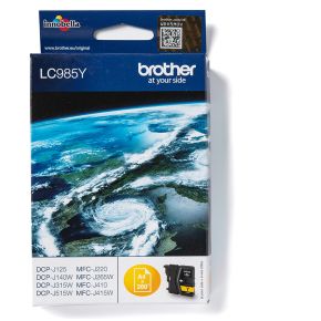 Image of Brother Ink Cartridge Lc985Y Yellow 260 Pages