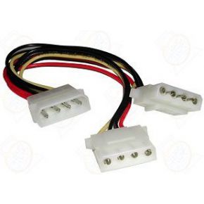 Image of 4-Pin Molex > 2x 4-Pin Molex Y-Kabel 20cm