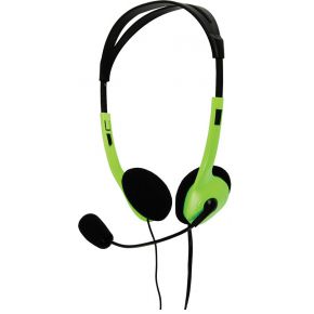 Image of Basicxl Bxl-headset1 gr Draagbare Stereo Headset Groen