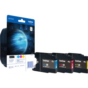 Image of Brother Hoge opbrengst inktcartridge pakket: Cyaan / Magenta / Geel