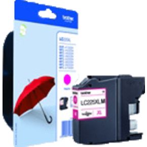 Image of BROTHER LC-225XL Inktcartridge Magenta High Capacity 1-pack Blister Zonder Alarm