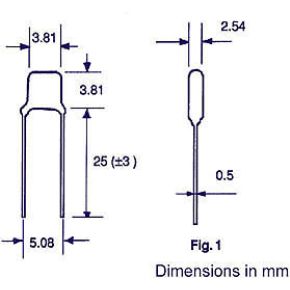 Image of Keramische Meerlagencondensator 33nf - (25 st.)