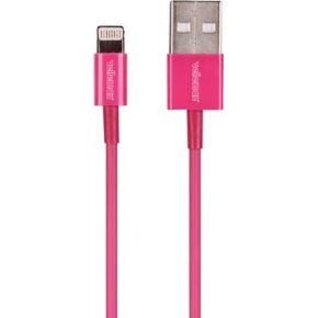 Image of Lightning (8-polig, Mannelijk) Naar Usb A-kabel - Magenta - 1 M