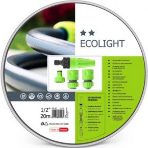 Image of Cellfast - Ecolight Set - Tuinslang 20 M - 4 Spuitstukken - 1/2""