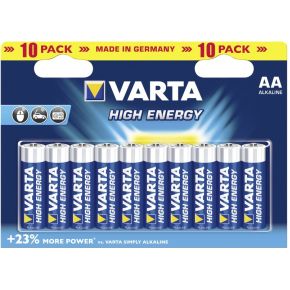 Image of 1x10 Varta High Energy Mignon AA LR 6