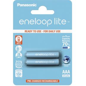 Image of 1x2 Panasonic Eneloop Lite Micro AAA 550 mAh