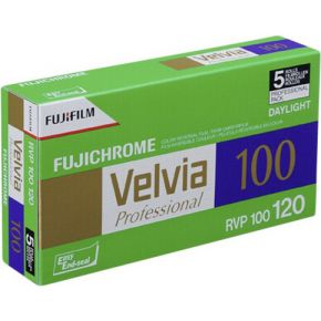 Image of 1x5 Fujifilm Velvia 100 120 nieuw