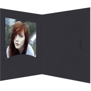 Image of 1x100 Daiber Pasfotomappen Opti-Line tot 5x7 cm zwart