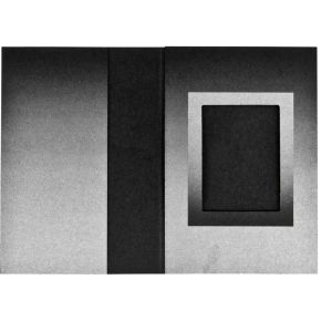 Image of 1x100 Daiber Pasfotomappen zwart/zilver 31x42 mm